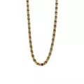 Goldtone Swirl Link Chain Necklace at Spencer's