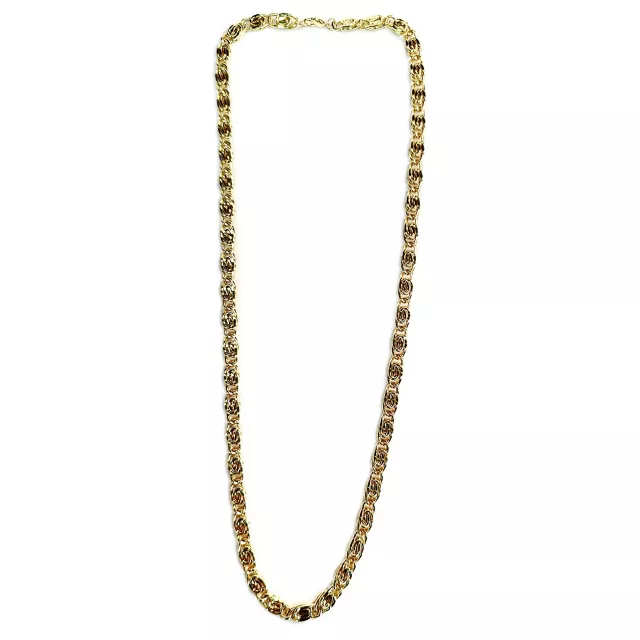 Goldtone Swirl Link Chain Necklace at Spencer's
