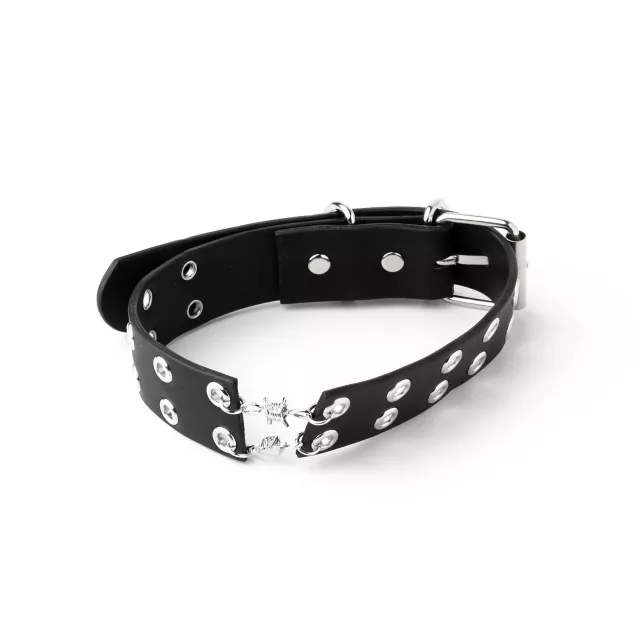 Black Barbed Wire Choker Necklace at Spencer's
