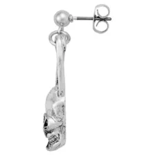 Multi-Pack Skull Safety Pin Dangle Earrings - 3 Pair at Spencer's