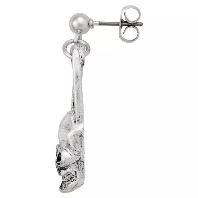Multi-Pack Skull Safety Pin Dangle Earrings - 3 Pair at Spencer's