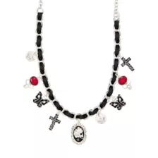 Gothic Charm Choker Necklace at Spencer's