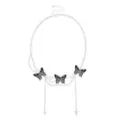 Skull Butterfly Draped Chain Choker Necklace at Spencer's
