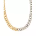 Mixed Silvertone and Goldtone Chain Choker Necklace at Spencer's