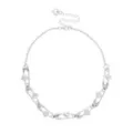 Heart Safety Pin Chain Choker Necklace at Spencer's