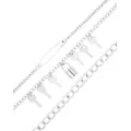 Lock and Key Triple Row Wallet Chain at Spencer's