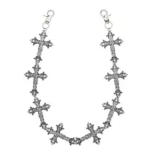 Gothic Cross Wallet Chain at Spencer's