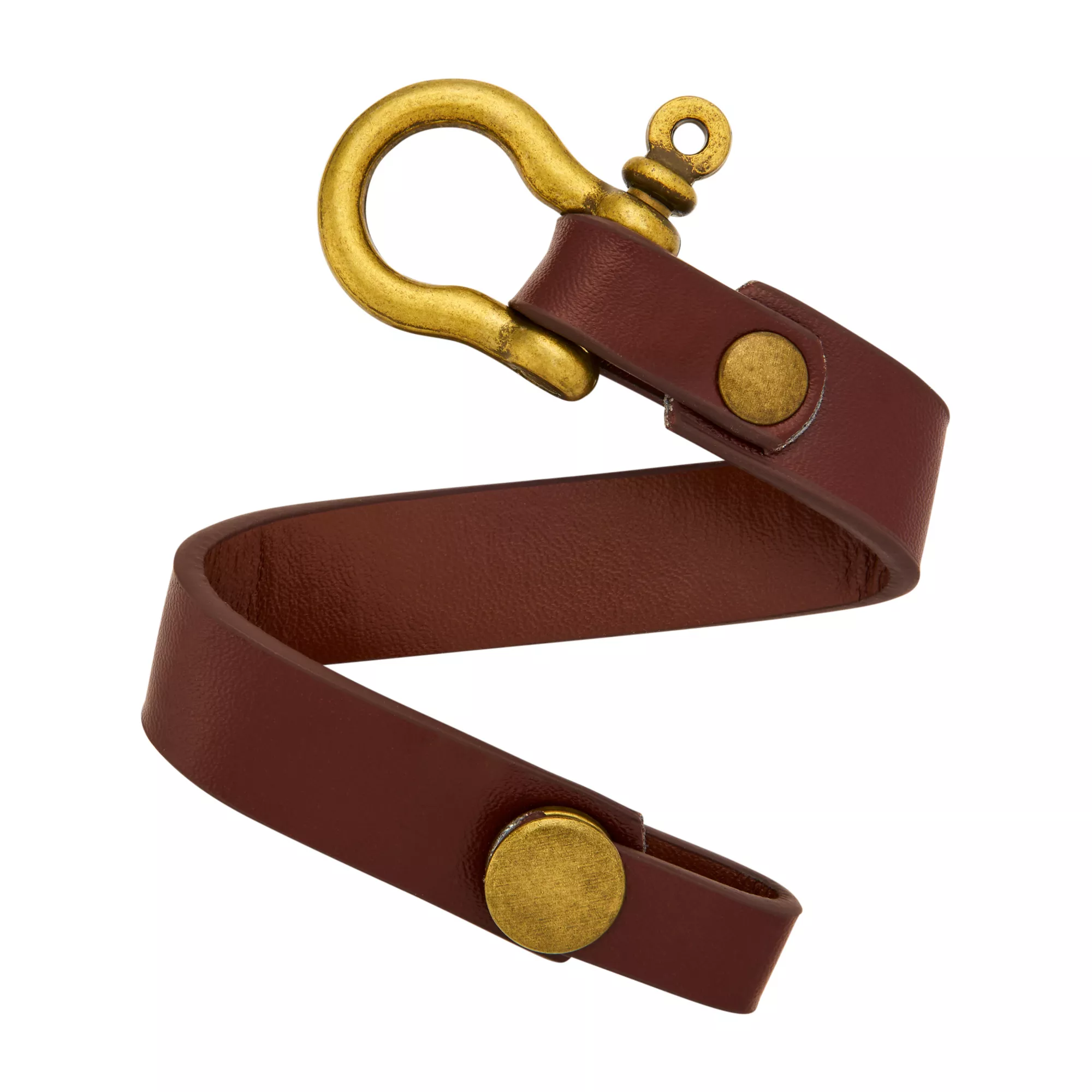 Brown and Goldtone Cuff Bracelet