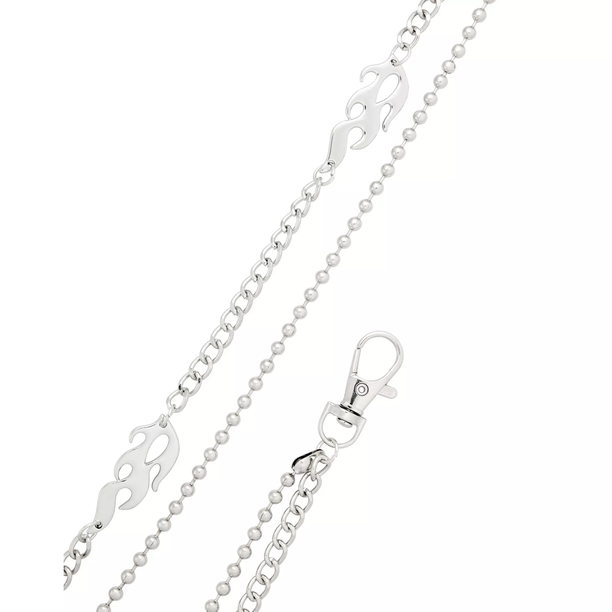 Flames Double Row Wallet Chain