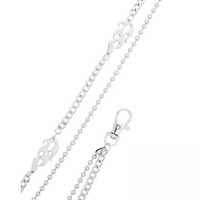 Flames Double Row Wallet Chain at Spencer's