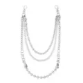 Triple Row Ball Wallet Chain at Spencer's