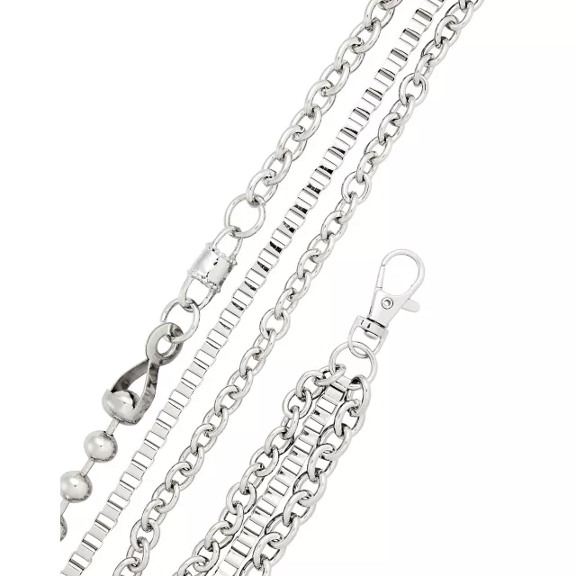 Triple Row Ball Wallet Chain at Spencer's
