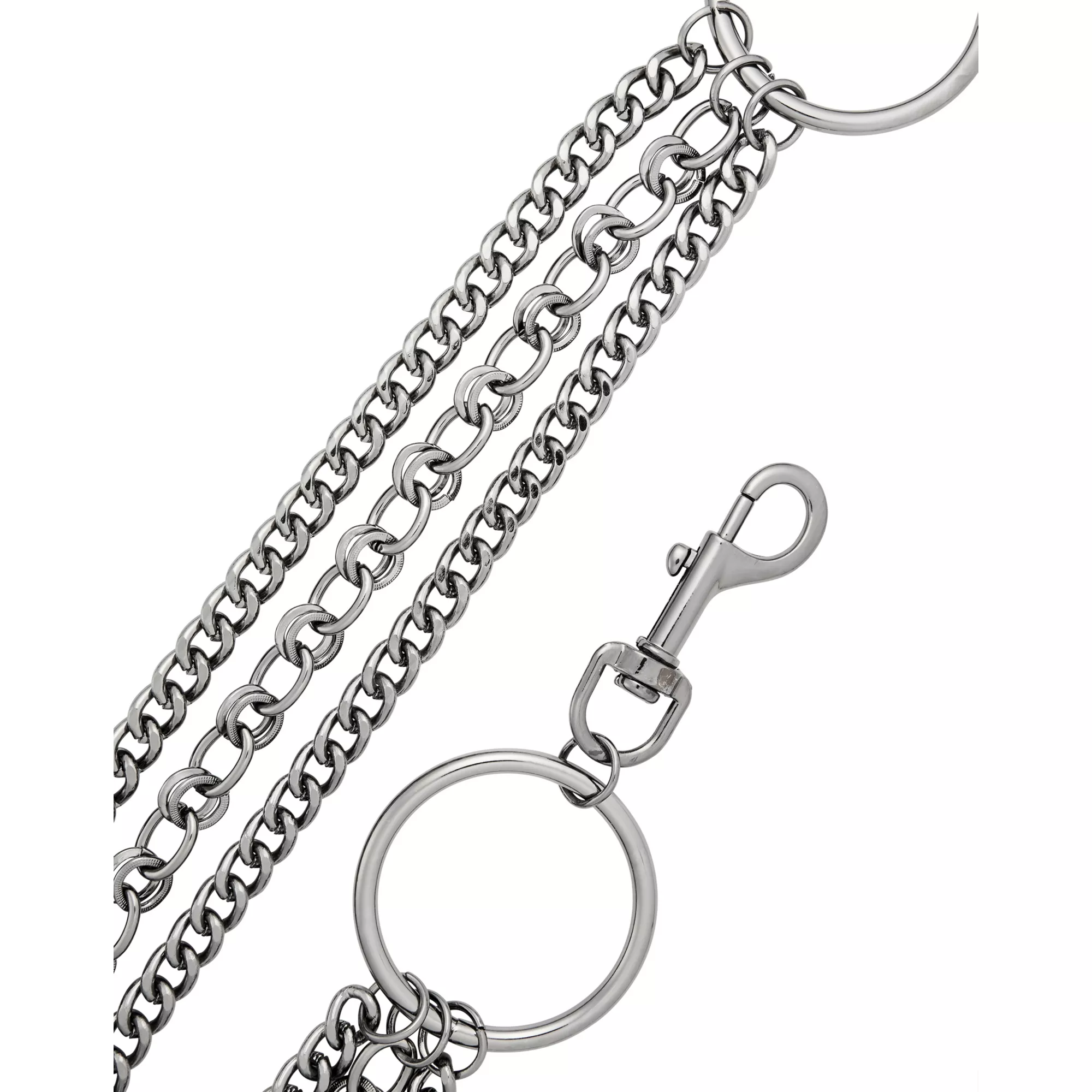 Triple Row O-Ring Wallet Chain at Spencer's