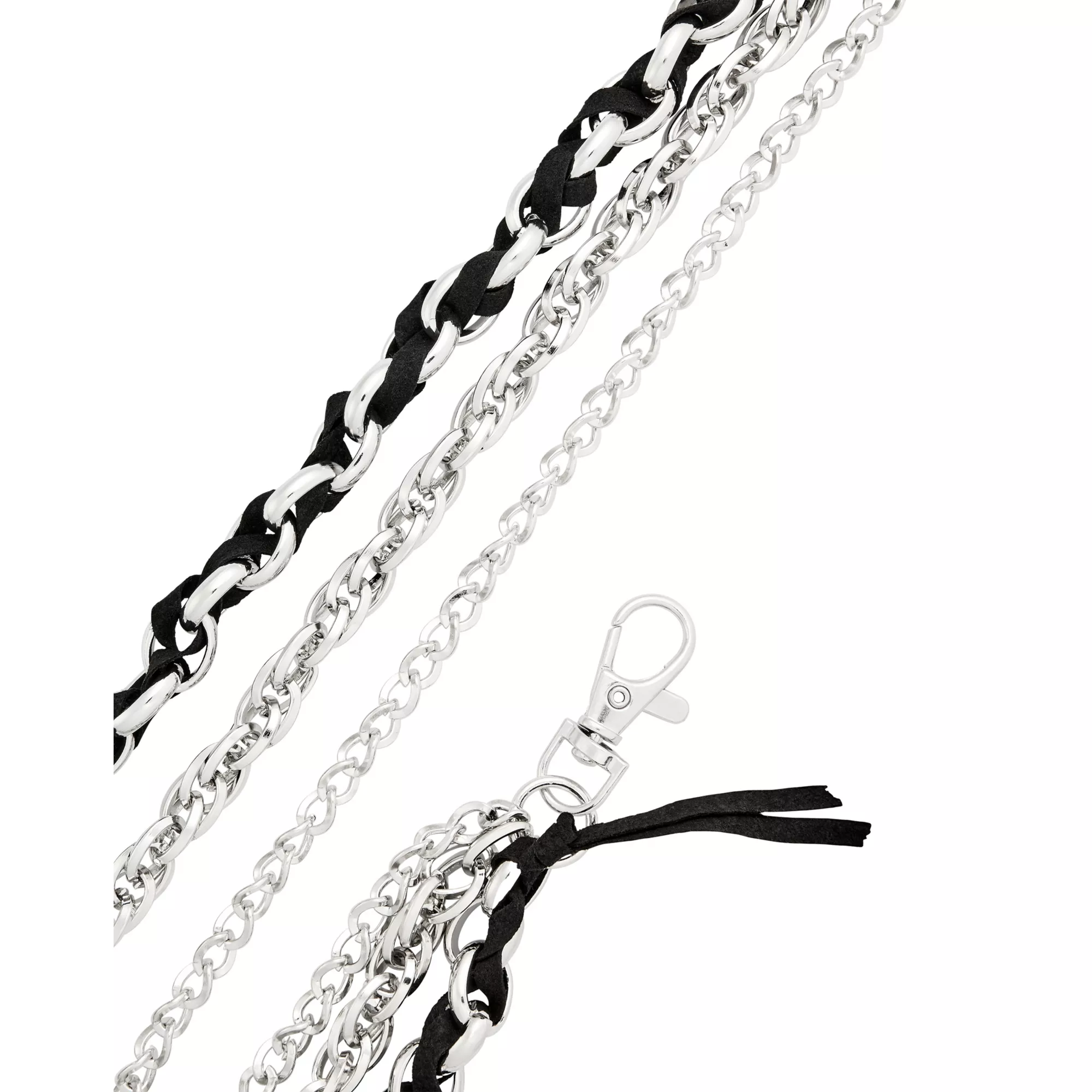 Triple Row Wrap Wallet Chain
