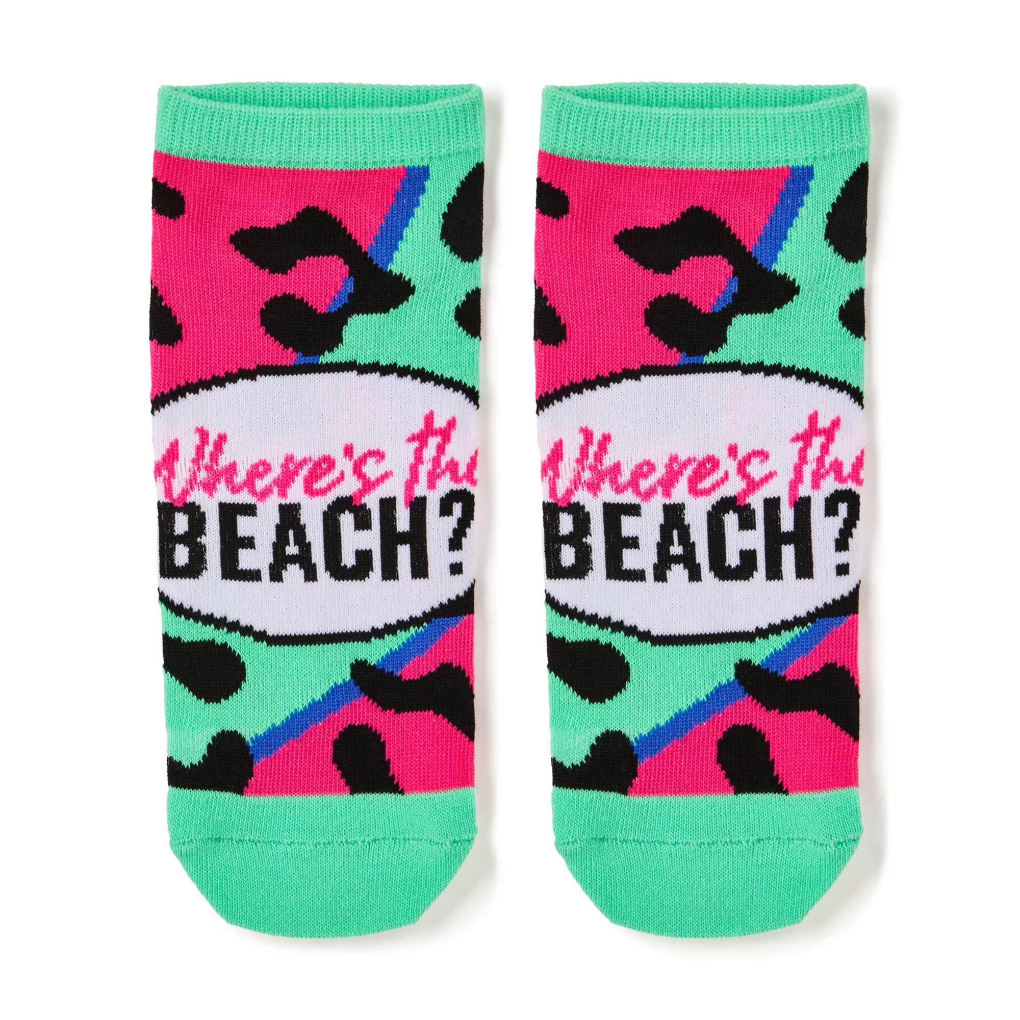 Multi-Pack Jersey Shore Ankle Socks - 5 Pair