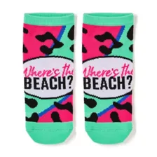 Multi-Pack Jersey Shore No Show Socks - 5 Pair at Spencer's