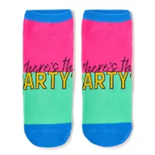 Multi-Pack Jersey Shore No Show Socks - 5 Pair at Spencer's