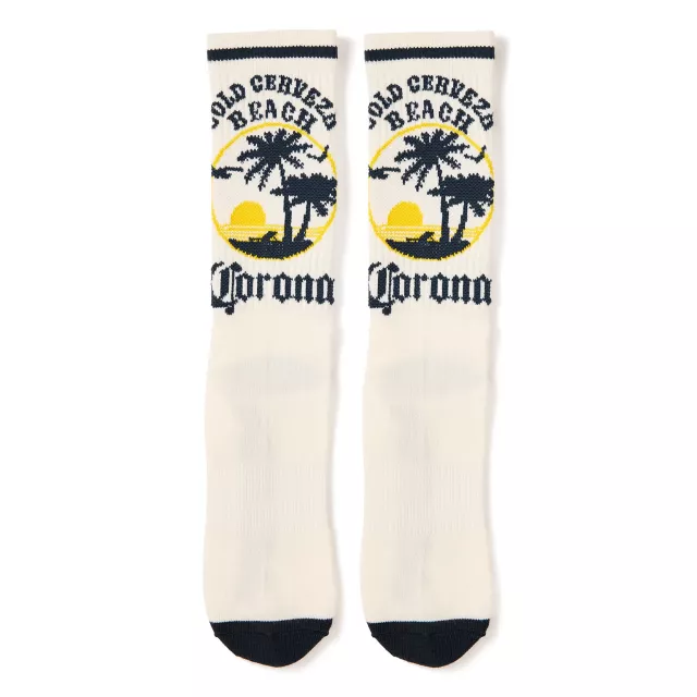 Corona Crew Socks - 2 Pair at Spencer's