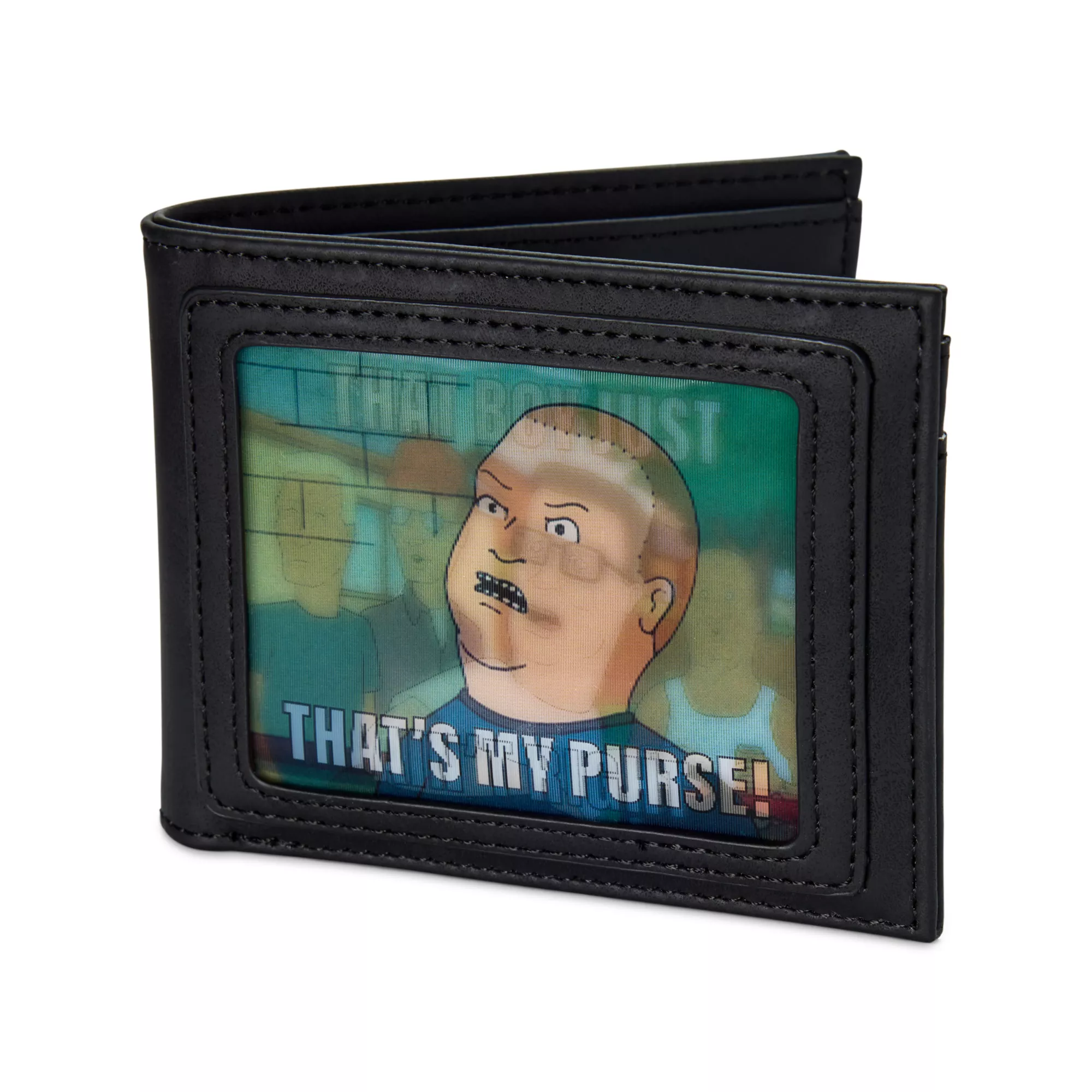 Hank and Bobby Meme Lenticular Bifold Wallet - King of the Hill at Spencer's