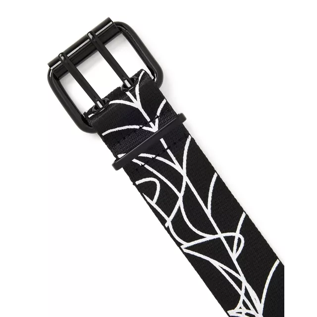 Black and White Spider Web Belt