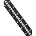 Black and Silvertone Studded Grommet Belt at Spencer's