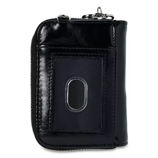 Playboy Star Patch and Safety Pin Zip Wallet at Spencer's