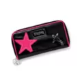 Playboy Large Star Patch and Safety Pin Zip Wallet at Spencer's