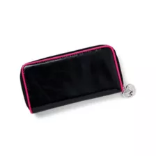 Playboy Large Star Patch and Safety Pin Zip Wallet at Spencer's
