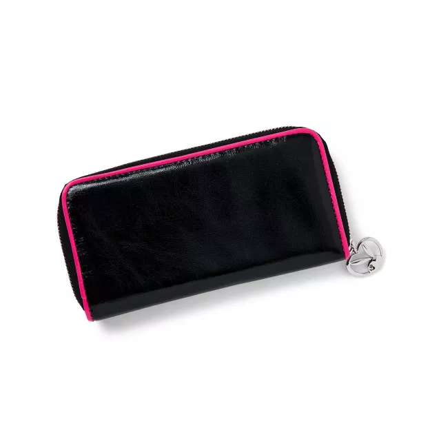 Playboy Large Star Patch and Safety Pin Zip Wallet at Spencer's