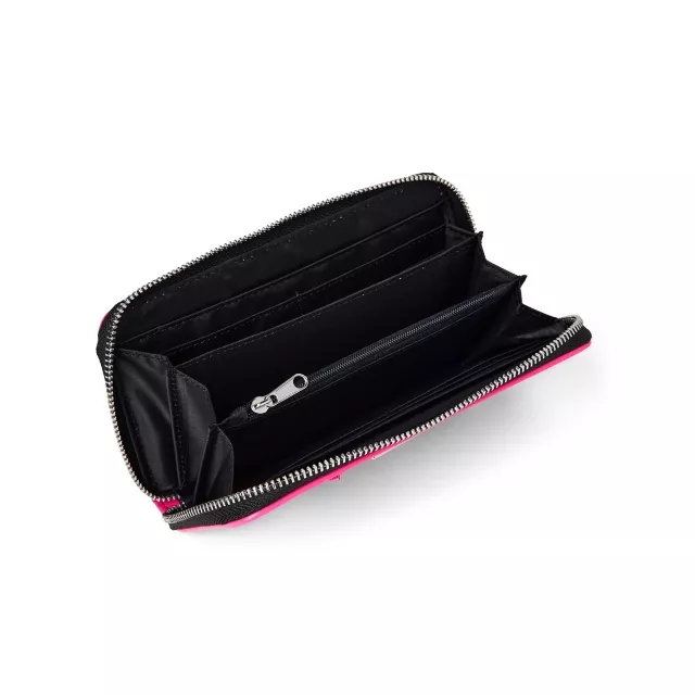 Playboy Large Star Patch and Safety Pin Zip Wallet at Spencer's