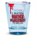 Murder Documentaries Shot Glass - 2 oz. at Spencer's