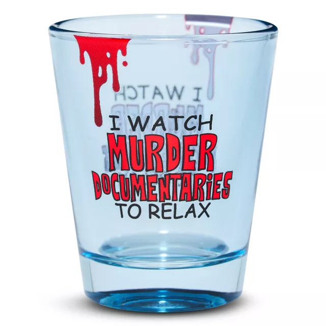 Murder Documentaries Shot Glass - 2 oz. at Spencer's