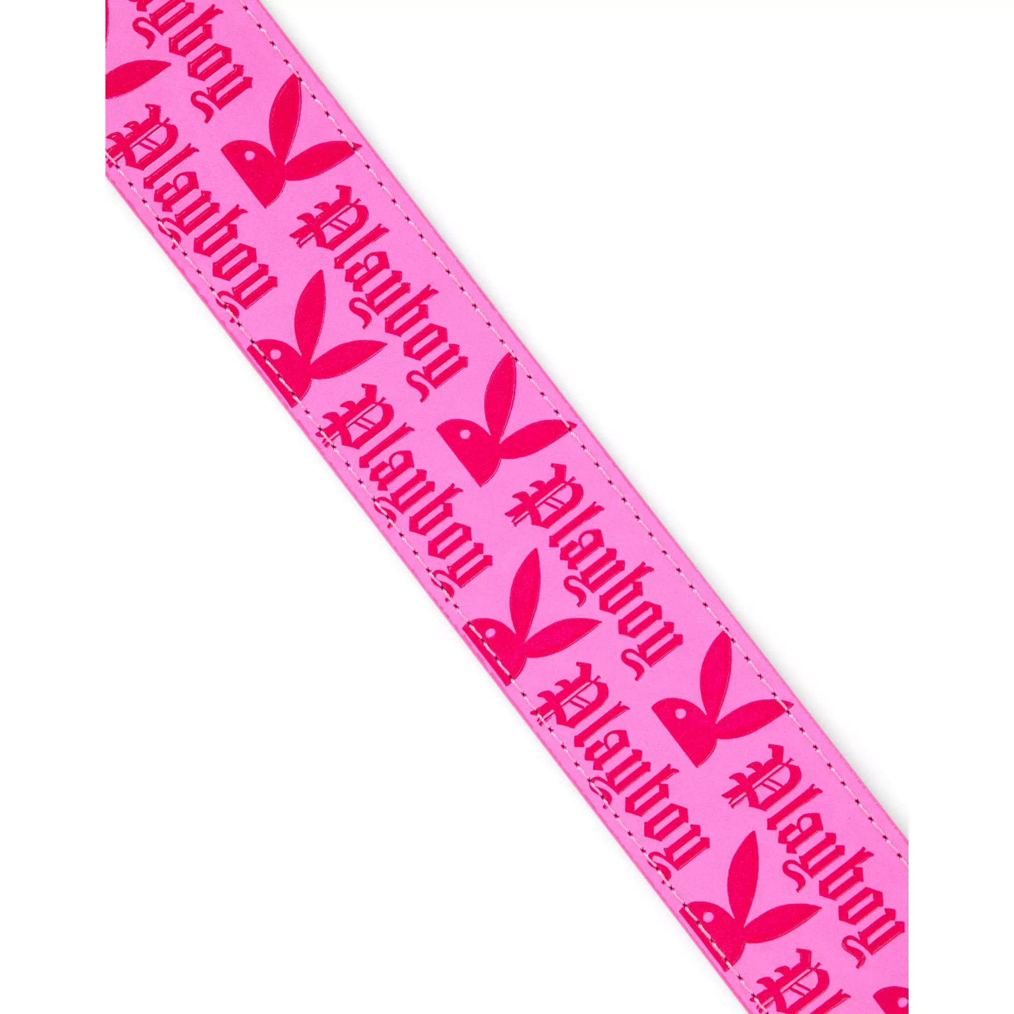 Pink Playboy Heart Buckle Belt at Spencer's