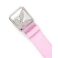 Pink Debossed Playboy Bunny Belt at Spencer's
