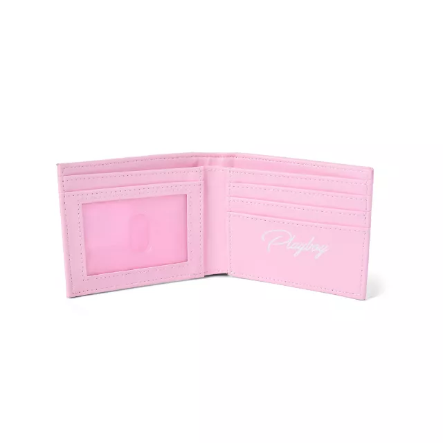 Pink Embossed Playboy Bunny Bifold Wallet at Spencer's