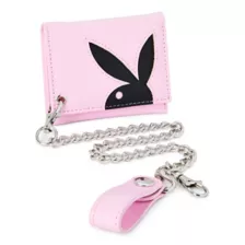 Pink and Black Playboy Bunny Chain Wallet at Spencer's
