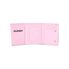 Pink and Black Playboy Bunny Chain Wallet at Spencer's