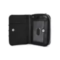Black and Silver Ring Zip Wallet at Spencer's