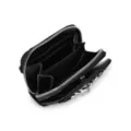 Black and Silver Ring Zip Wallet at Spencer's