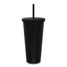 Skeleton Couple Cup with Straw - 20 oz. at Spencer's