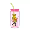 Slay Frog Rhinestone Glass Cup with Straw - 16 oz. at Spencer's