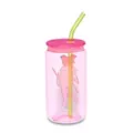 Slay Frog Rhinestone Glass Cup with Straw - 16 oz. at Spencer's