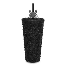 Rhinestone Studded Spider Cup with Straw - 20 oz. at Spencer's