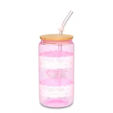 Playboy Lace Glass Cup with Straw at Spencer's