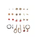Multi-Pack Summer Fruits Stud and Hoop Earrings - 12 Pair at Spencer's
