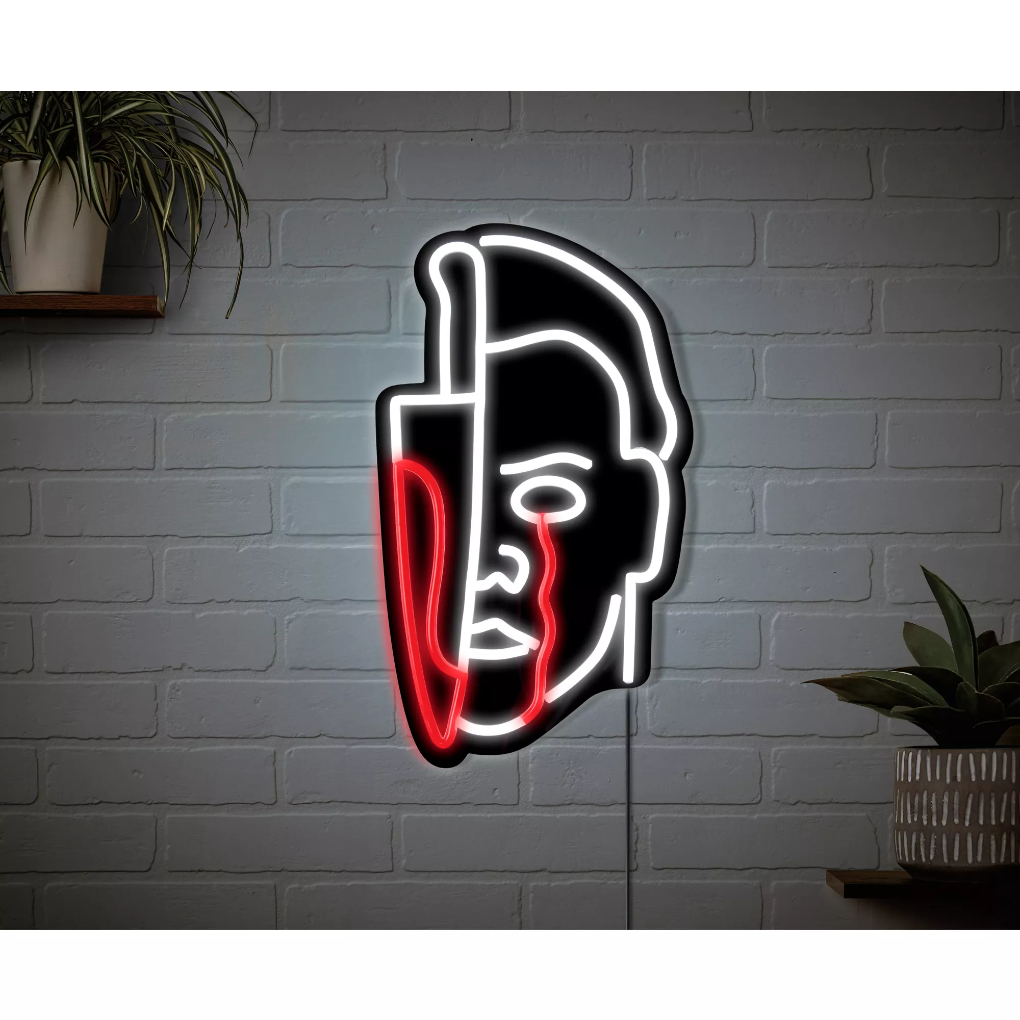 Michael Myers Neon LED Light-Up Sign - Halloween