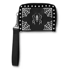 Spider Zip Wallet at Spencer's