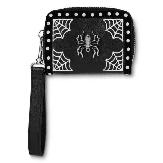 Spider Zip Wallet at Spencer's