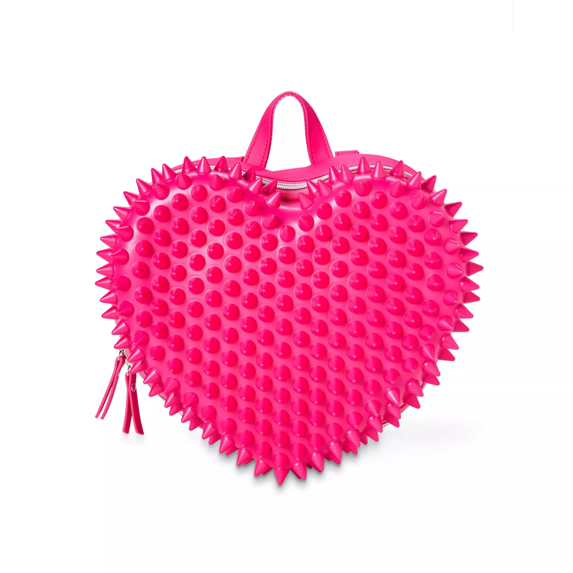Pink Spiked Heart Mini Backpack at Spencer's
