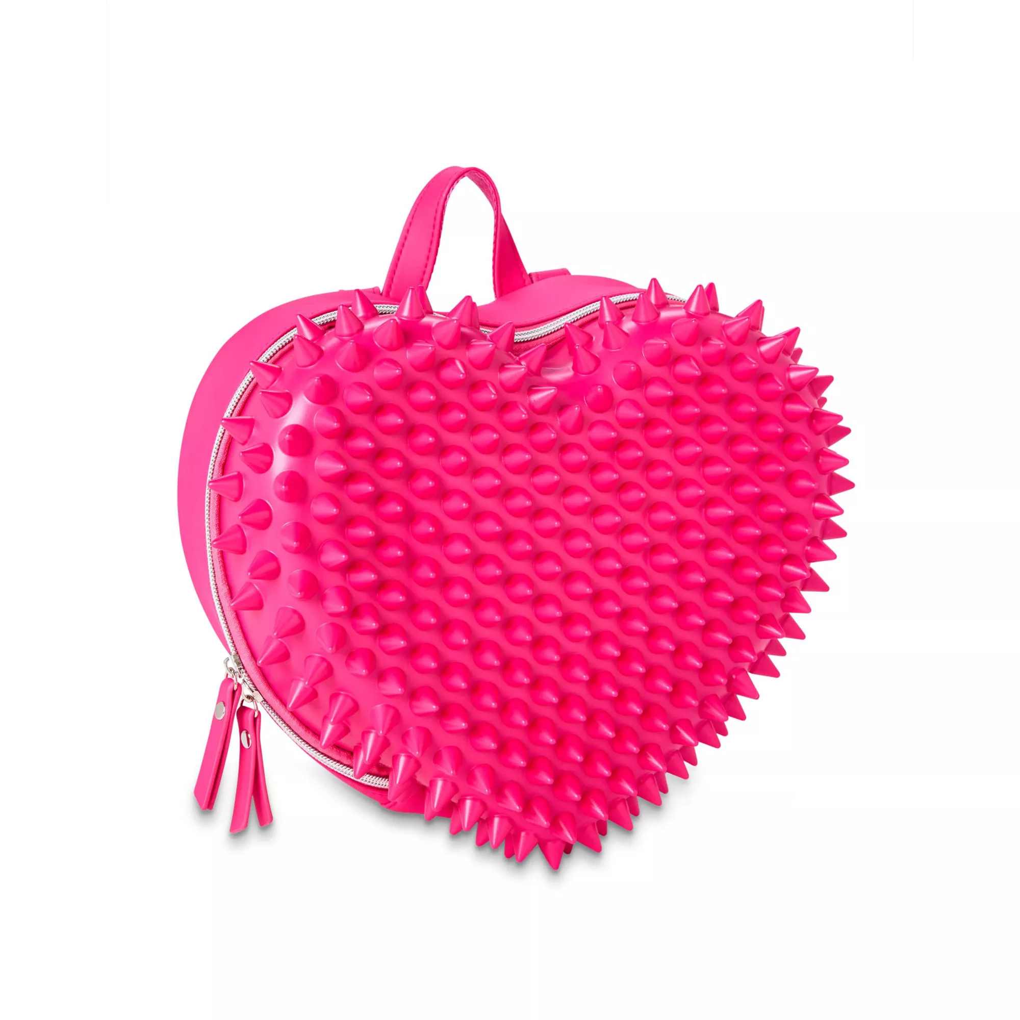 Pink Spiked Heart Mini Backpack at Spencer's